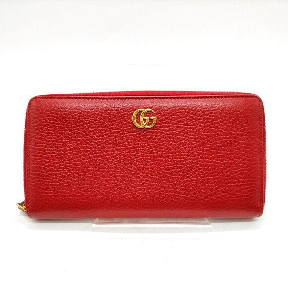 Gucci Long Wallet Red Leather #194259G12 - Picture 1 of 9